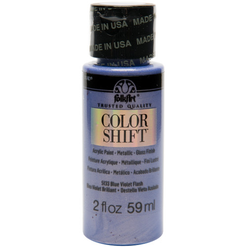 FolkArt Color Shift Paint 2oz-Blue Violet Flash - FACS2-5133 - 028995051333