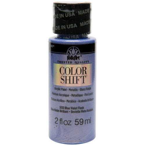 FolkArt Color Shift Paint 2oz-Blue Violet Flash FACS2-5133 - 028995051333