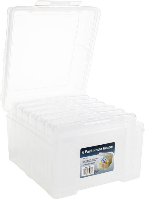Storage Studios Photo Keeper-5.25"X8"X7.5" Clear - SS61989