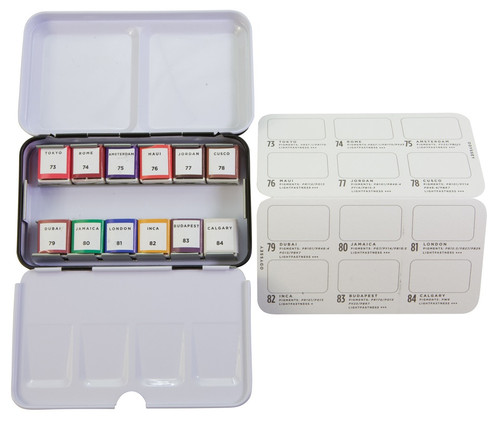 Prima Watercolor Confections Watercolor Pans 12/Pkg-Odyssey - 595791 Prima Watercolor Confections Watercolor Pans 12/Pkg-Odyssey - 595791