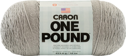 Caron One Pound Yarn-Soft Grey Mix - 294010-10616 - 057355383487