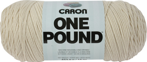 Caron One Pound Yarn-Off White - 294010-10514 - 057355383616