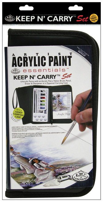 Royal & Langnickel(R) Keep N' Carry Artist Set-Acrylic Paint RSETKCAP - 090672276346