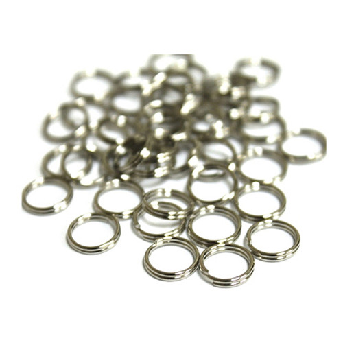 BCI Crafts Vintage Split Rings 8mm 100/Pkg-Silver - SRSIL