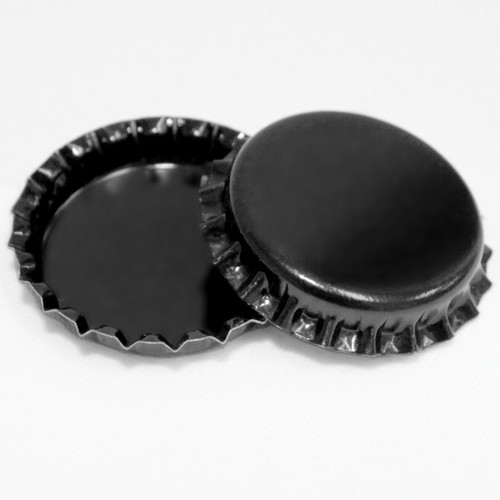 BCI Crafts Decorative Standard Bottle Caps 1" 50/Pkg-Black SBC50-BLA