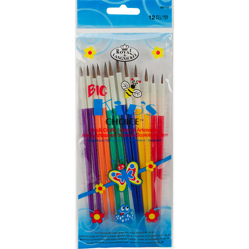 Royal & Langnickel Big Kid's Choice Value Brush Set 12/Pkg- - BK112 - 090672006882 Royal & Langnickel Big Kid's Choice Value Brush Set 12/Pkg- - BK112 - 090672006882