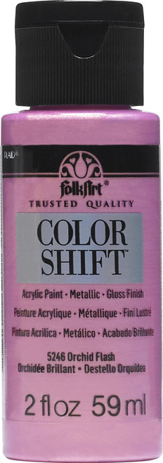 FolkArt Color Shift Paint 2oz-Orchid Flash FACS2-5246 - 028995052460