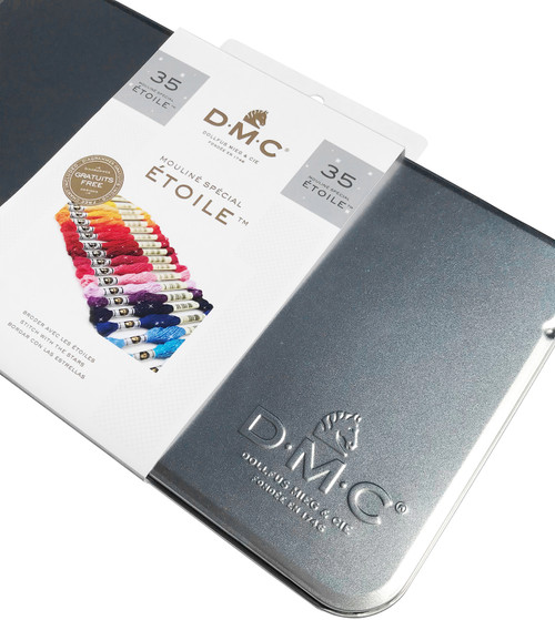DMC Etoile Embroidery Floss Tin 8.7yd 35/Pkg-New Etoile Colors - 617B DMC Etoile Embroidery Floss Tin 8.7yd 35/Pkg-New Etoile Colors - 617B