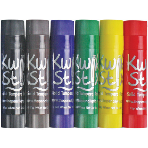 Kwik Stix Solid Tempera Paint Sticks 6/Pkg-Classic Assorted - TPG-6-01 Kwik Stix Solid Tempera Paint Sticks 6/Pkg-Classic Assorted - TPG-6-01