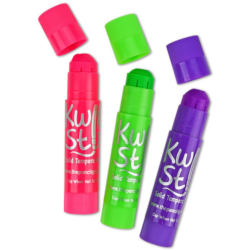 Kwik Stix Solid Tempera Paint Sticks 6/Pkg-Neon - TPG-6-10