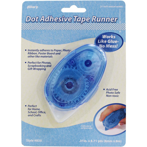 Permanent Dot Adhesive Runner-.31"X8.71yd - 835 - 750557008355