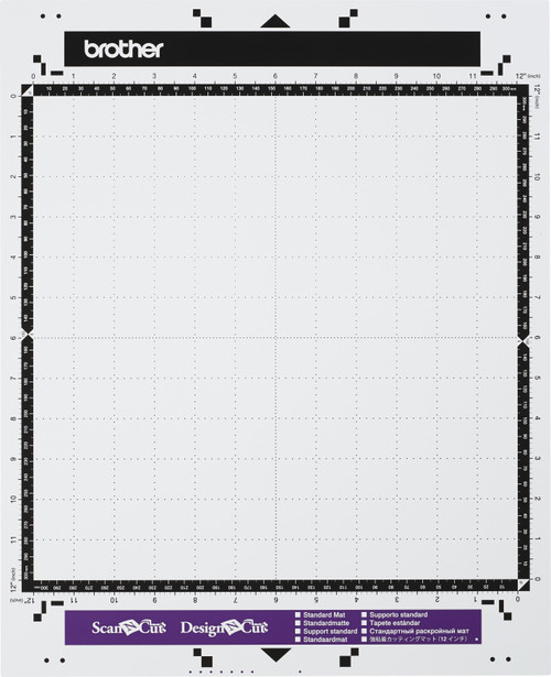 Brother ScanNCut Standard Mat 12"X12"-Standard - MATSTD12 - 012502648680