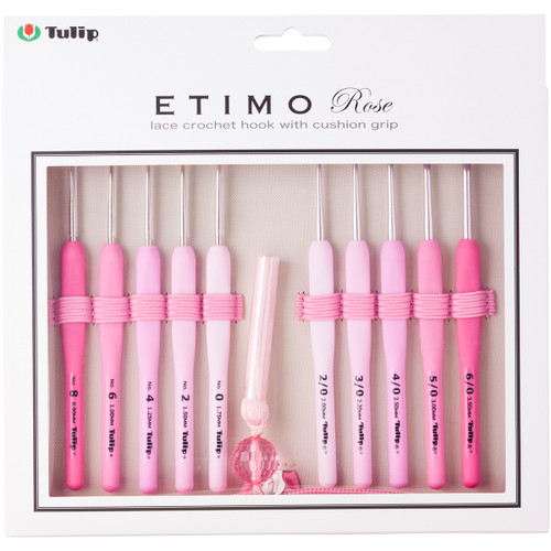 Tulip Etimo Rose Lace Crochet Hook Set- - TEL-001E - 846550014964