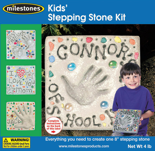Milestones Mosaic Stepping Stone Kit-Kids - 90111232 - 601950112326