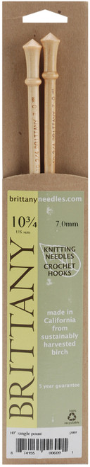 Brittany Single Point Knitting Needles 10"-Size 10.75/7mm SP10107 - 874155006091