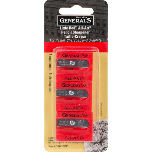 General's Little Red All-Art Pencil Sharpeners 3/Pkg- - S6503BP - 044974065030