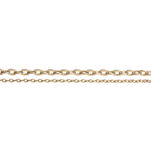 CousinDIY Jewelry Basics Metal Chain 100"-Antique Gold Small Oval - 34718001