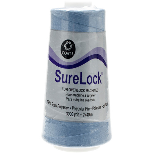 Coats Surelock Overlock Thread 3,000yd-Dusty Blue - 6110-4540 - 071484040202