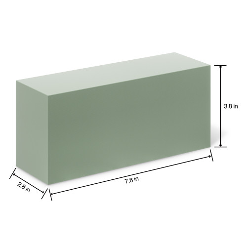 20 Pack - FloraCraft Floral Desert DryFoM Block Bulk Pack-2.8"x3.8"x7.8" - DF20G 20 Pack - FloraCraft Floral Desert DryFoM Block Bulk Pack-2.8"x3.8"x7.8" - DF20G