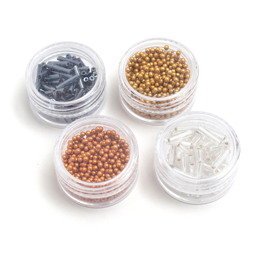 American Crafts Color Pour Resin Mix-Ins-Beads - Metallic 4/Pkg - 359684