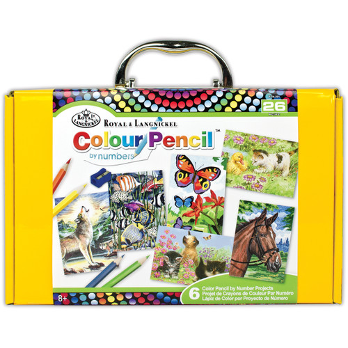 Royal & Langnickel(R) Color Pencil By Number Project Kit- - RTN-201 - 090672358837