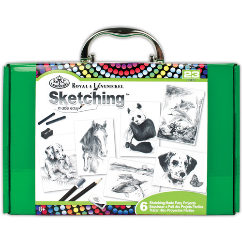 Royal & Langnickel(R) Sketching Made Easy Kit-6 Projects - RTN-203 - 090672358851
