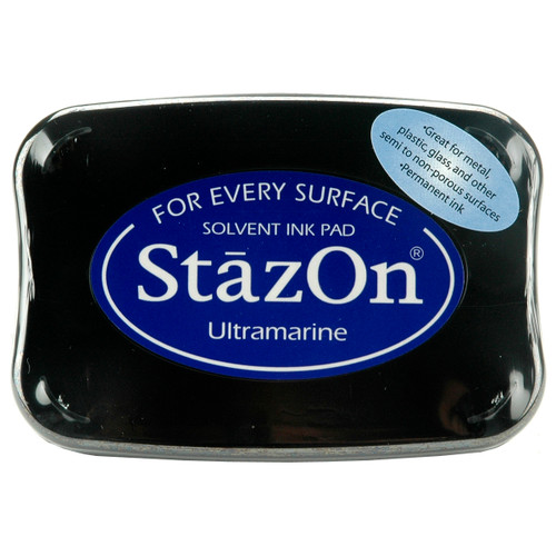 StazOn Solvent Ink Pad-Ultramarine - SZ-61 - 712353150614