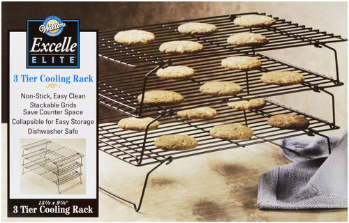 Wilton Excelle Elite 3-Tier Cooling Rack-8.5"X15.875"X9.875" W459 - 070896204592