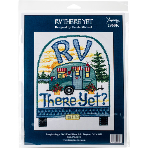 Imaginating Counted Cross Stitch Kit 7.5"X9.5"-Rv There Yet? (14 Count) - I2960 - 054995029607