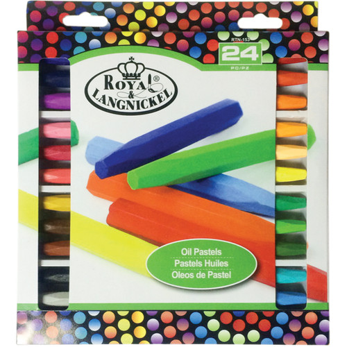 Royal & Langnickel(R) Oil Pastels 24/Pkg-Assorted Colors RTN-153 - 090672358745