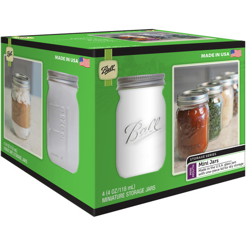 Mini Storage Jars, 4 oz., 4-Pk. - 1440080100
