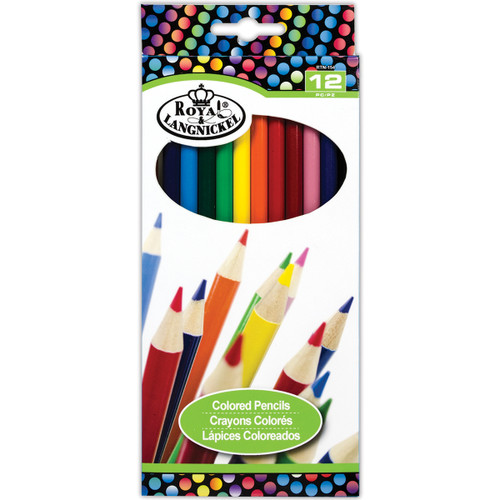 Royal & Langnickel(R) Colored Pencils 12/Pkg-Brights RTN-154 - 090672358752