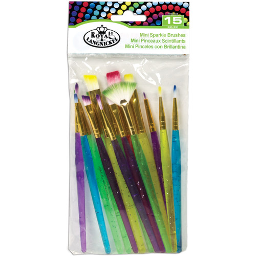 Royal & Langnickel(R) Mini Sparkle Brush Set 15/Pkg- - RTN-134 - 090672356604