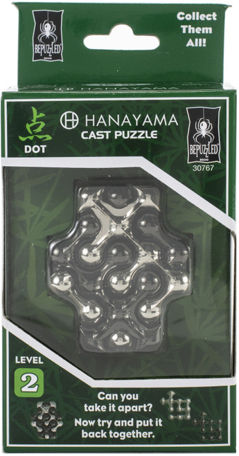 BePuzzled Hanayama Cast Puzzle-Dot Level 2 HANAYAMA-30767 - 023332307678