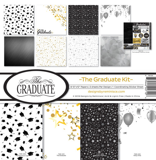Reminisce Collection Kit 12"X12"-The Graduate - TGR204