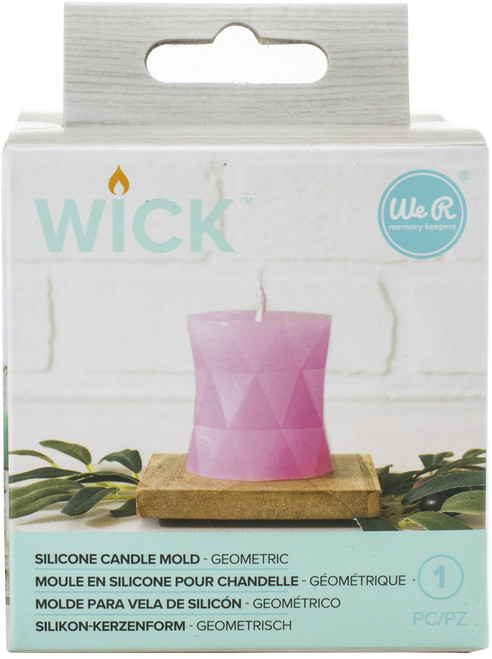 We R Memory Keepers Wick Candle Mold-Geometric 660343 - 633356603436