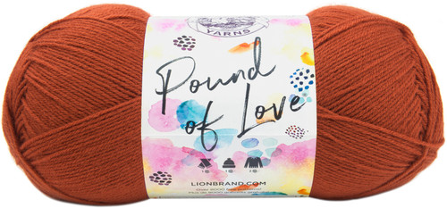 Lion Brand Pound Of Love Yarn-Pumpkin Spice 550-132 - 023032551326