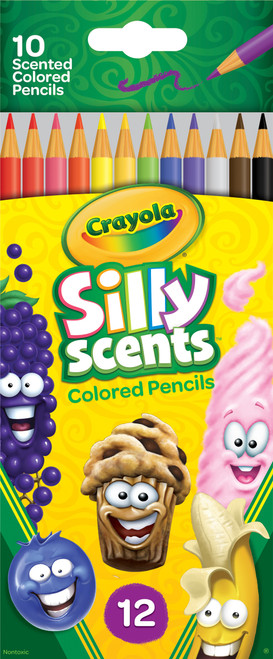 Crayola Silly Scents Colored Pencils-12/Pkg 68-2112 - 071662621124