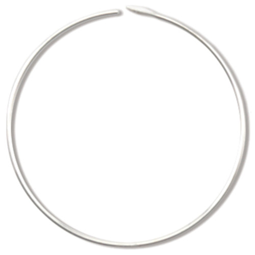 Beadalon Ear Wire Beading Hoops Small 20mm 16/Pkg-Silver-Plated & Nickel-Free - 308B-100
