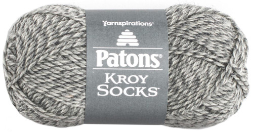 Patons Kroy Socks Yarn-Grey Marl 243455-55045 - 057355381032