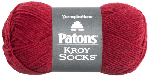 Patons Kroy Socks Yarn-Red - 243455-55705 - 057355381063
