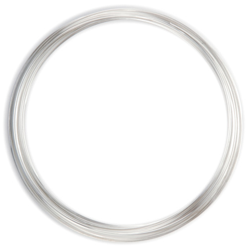 Beadalon Memory Wire Necklace .62mm .5oz-Silver-Plated - 18 Coils - 347B-150