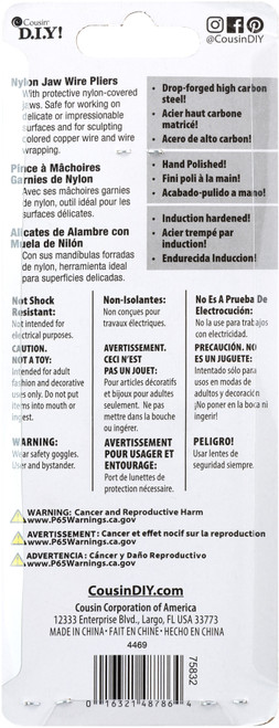 CousinDIY Tool Basics Nylon Jaw Pliers-5.5" - 4469 CousinDIY Tool Basics Nylon Jaw Pliers-5.5" - 4469