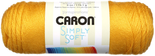 Caron Simply Soft Solids Yarn-Gold - H97003-9782 - 035613977821