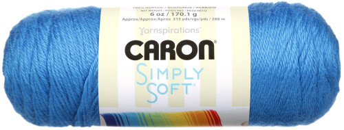 Caron Simply Soft Solids Yarn-Cobalt Blue H97003-9784 - 035613977845