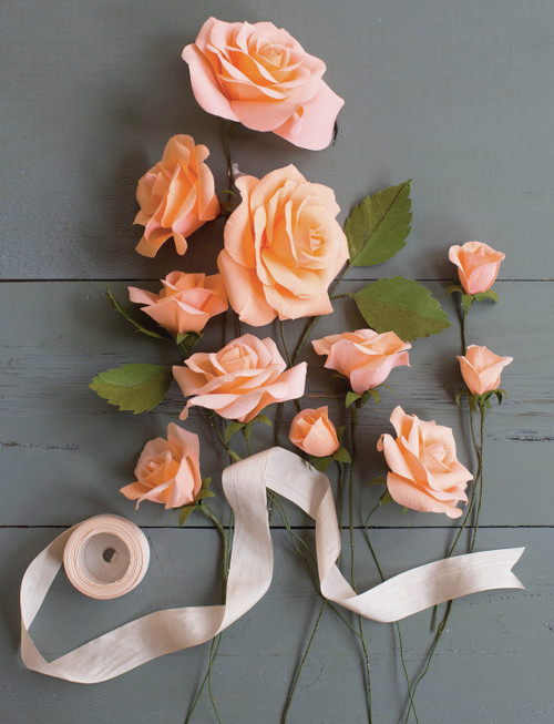 Lia Griffith Crepe Paper Flower Kit -Roses LG40001