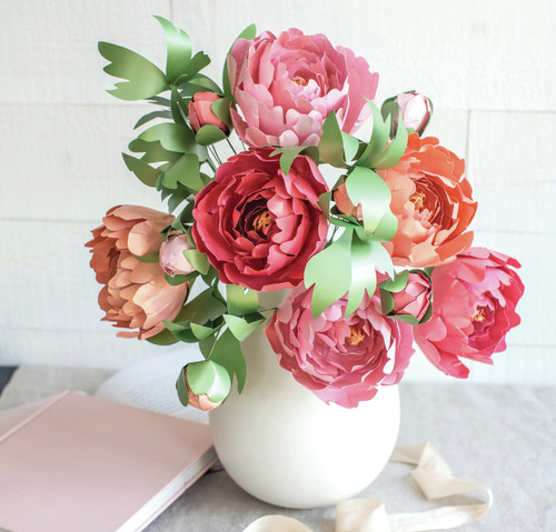 Lia Griffith Paper Stack 8.5"X11" 24/Pkg-Peony - LG41005
