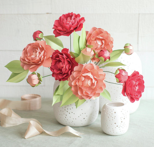 Lia Griffith Paper Stack 6"X6.5" 21/Pkg-Camellia - LG41011