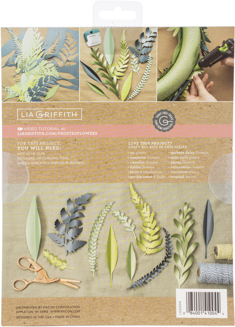 Lia Griffith Paper Stack 8.5"X11" 24/Pkg-Fern - LG41004 Lia Griffith Paper Stack 8.5"X11" 24/Pkg-Fern - LG41004