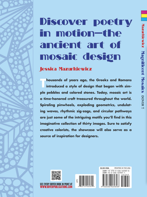 Magnificent Mosaics Coloring Book-Softcover - B6469898 Magnificent Mosaics Coloring Book-Softcover - B6469898